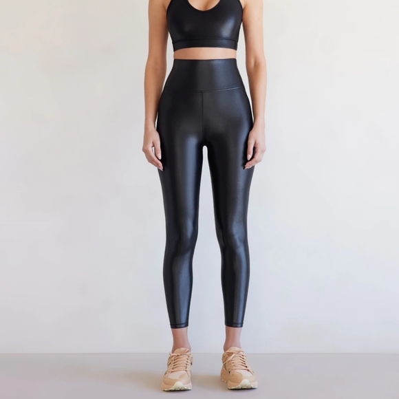 CARBON38 HIGH RISE 7/8 LEGGING IN SHINE - Picture 6 of 8